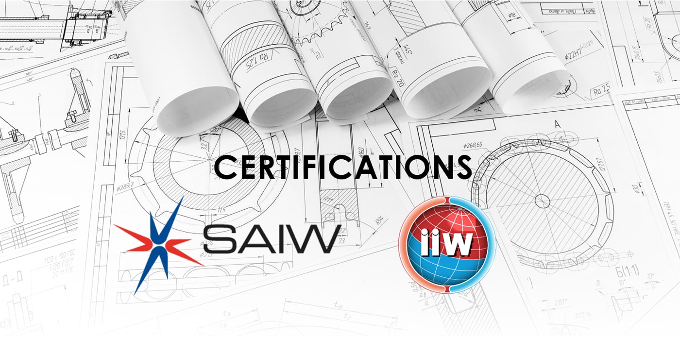 SAIW Certifications